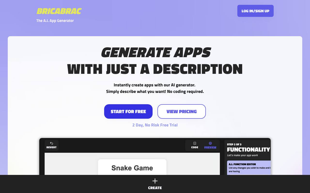 Bricabrac screenshot
