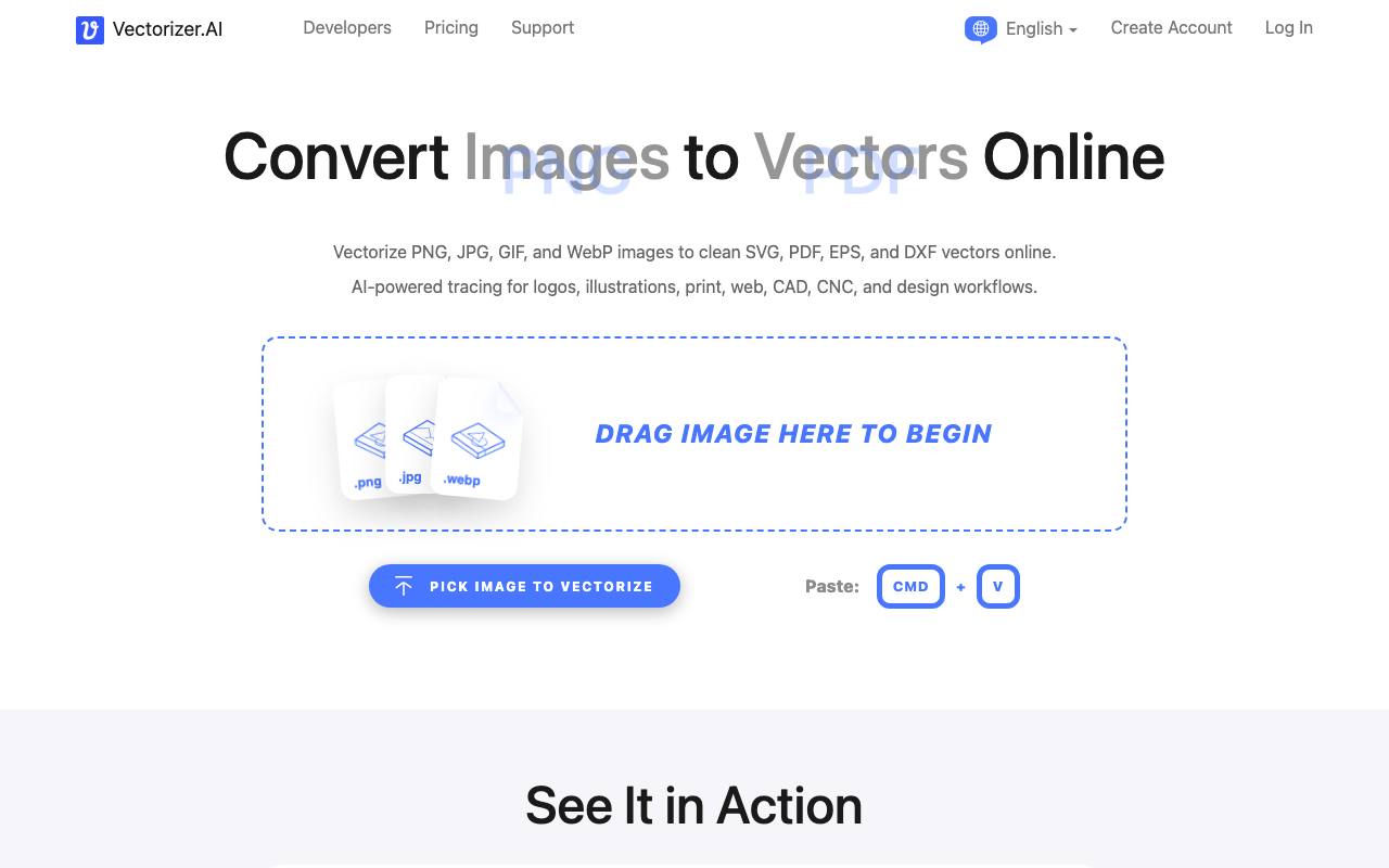 Vectorizer AI screenshot