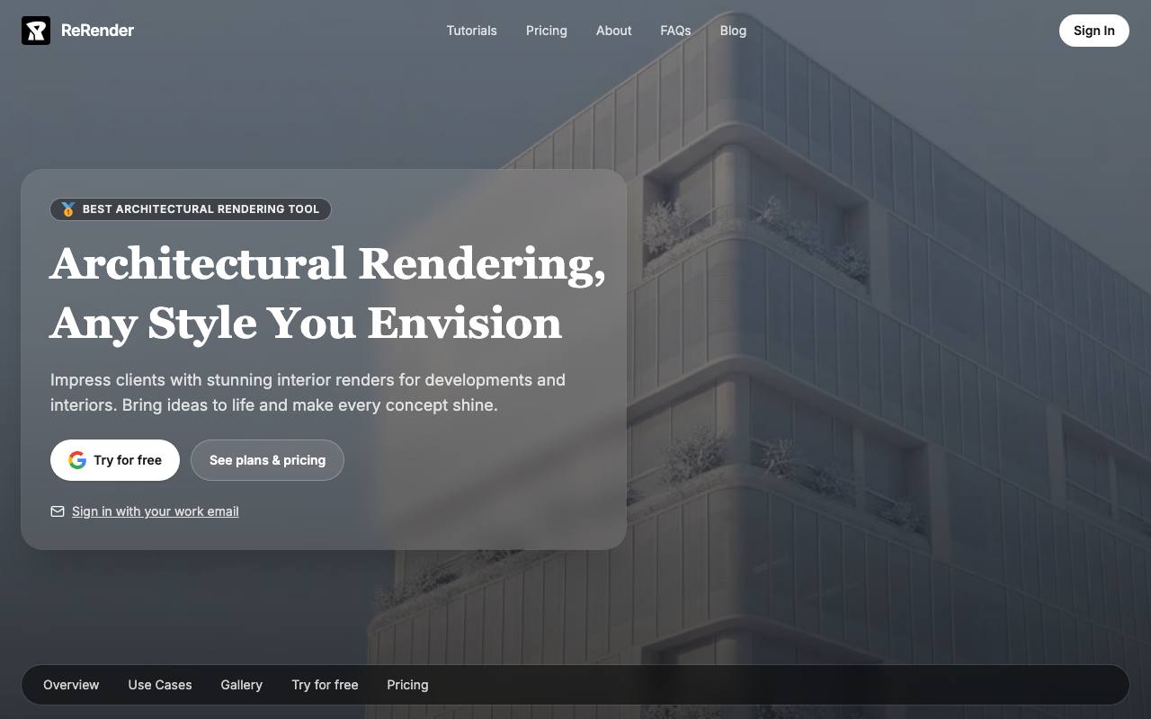 ReRender AI screenshot