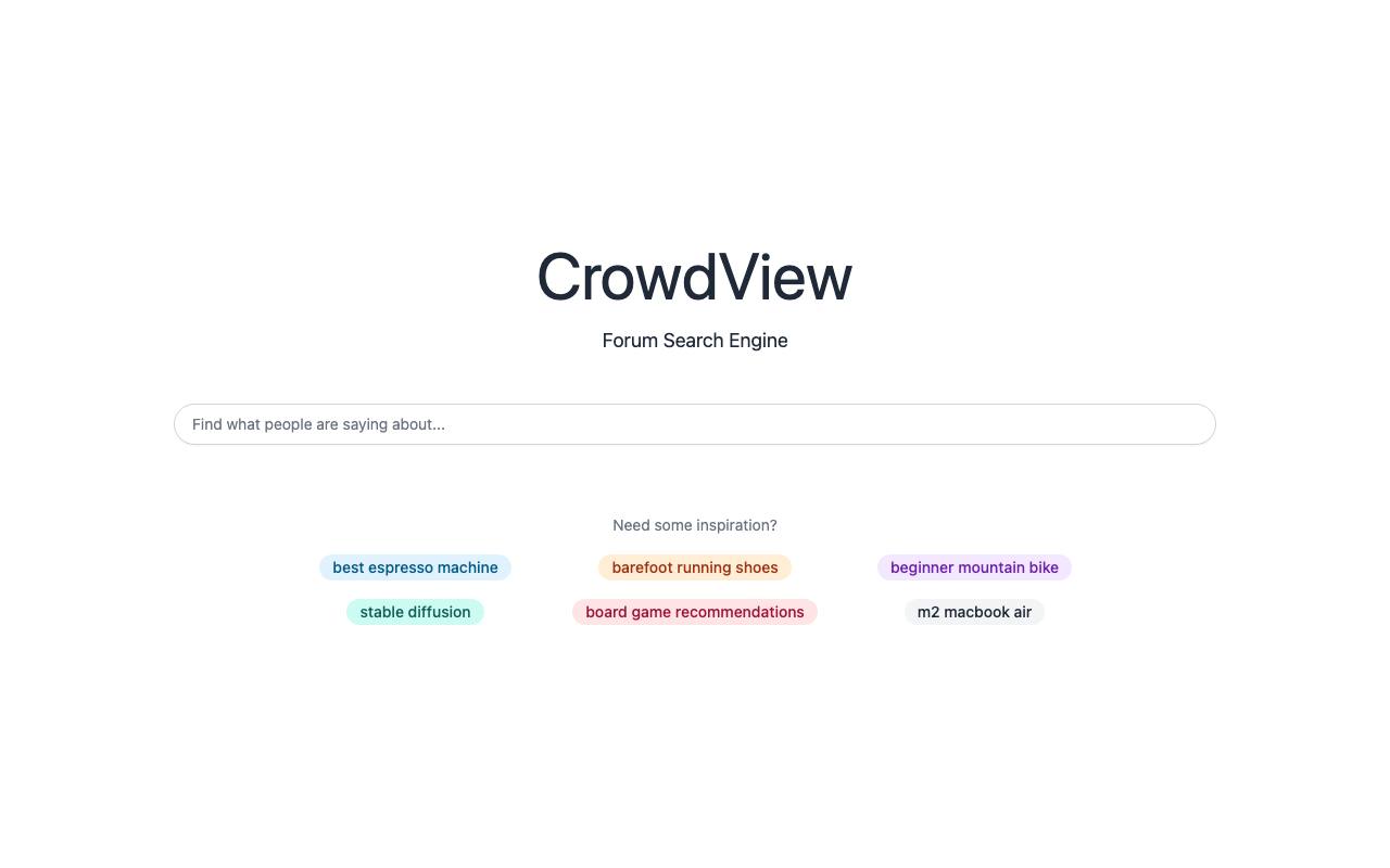 CrowdView screenshot