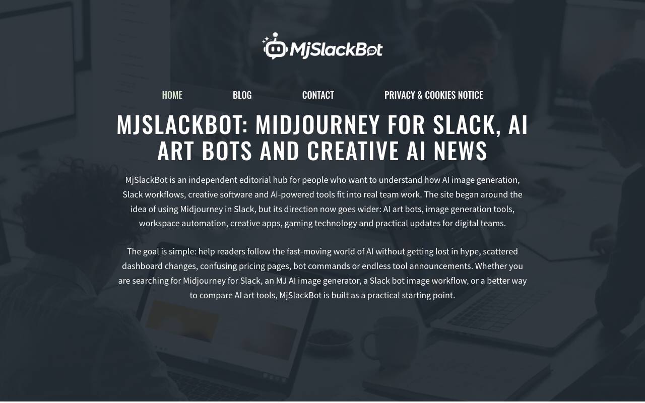 Midjourney for Slack screenshot