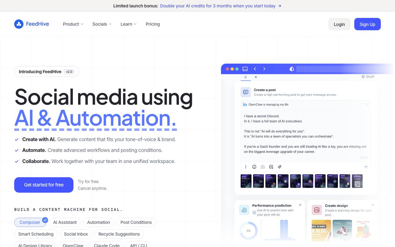 FeedHive screenshot
