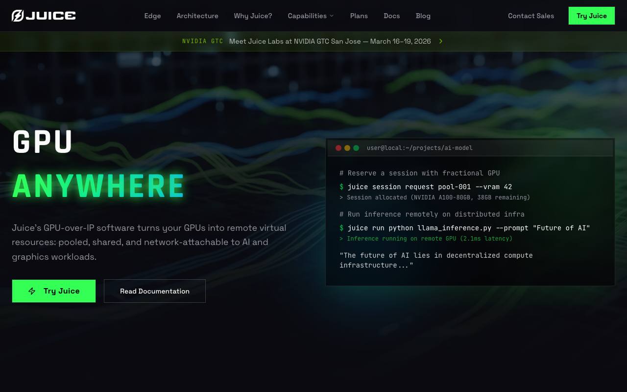 Juice screenshot