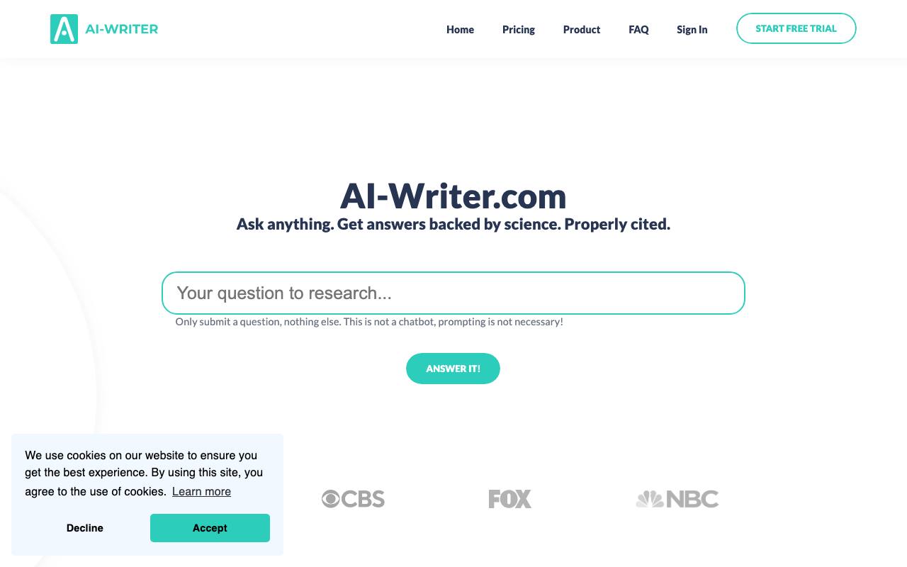 AI-Writer screenshot