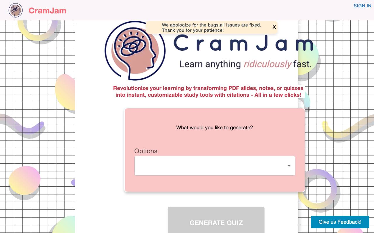 CramJam screenshot