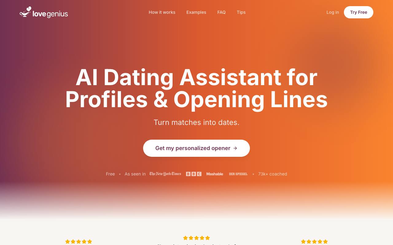 LoveGenius screenshot