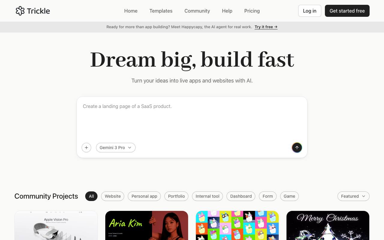 Trickle screenshot