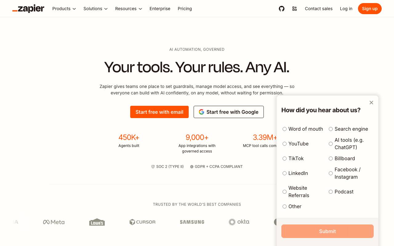 Zapier screenshot