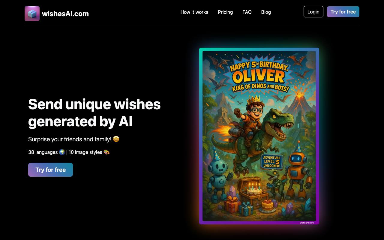 Wishes AI screenshot