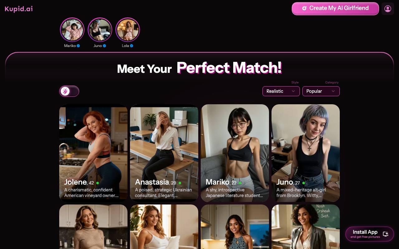 Kupid AI screenshot