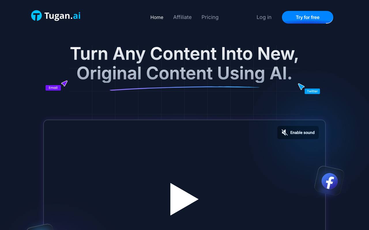 Tugan AI screenshot