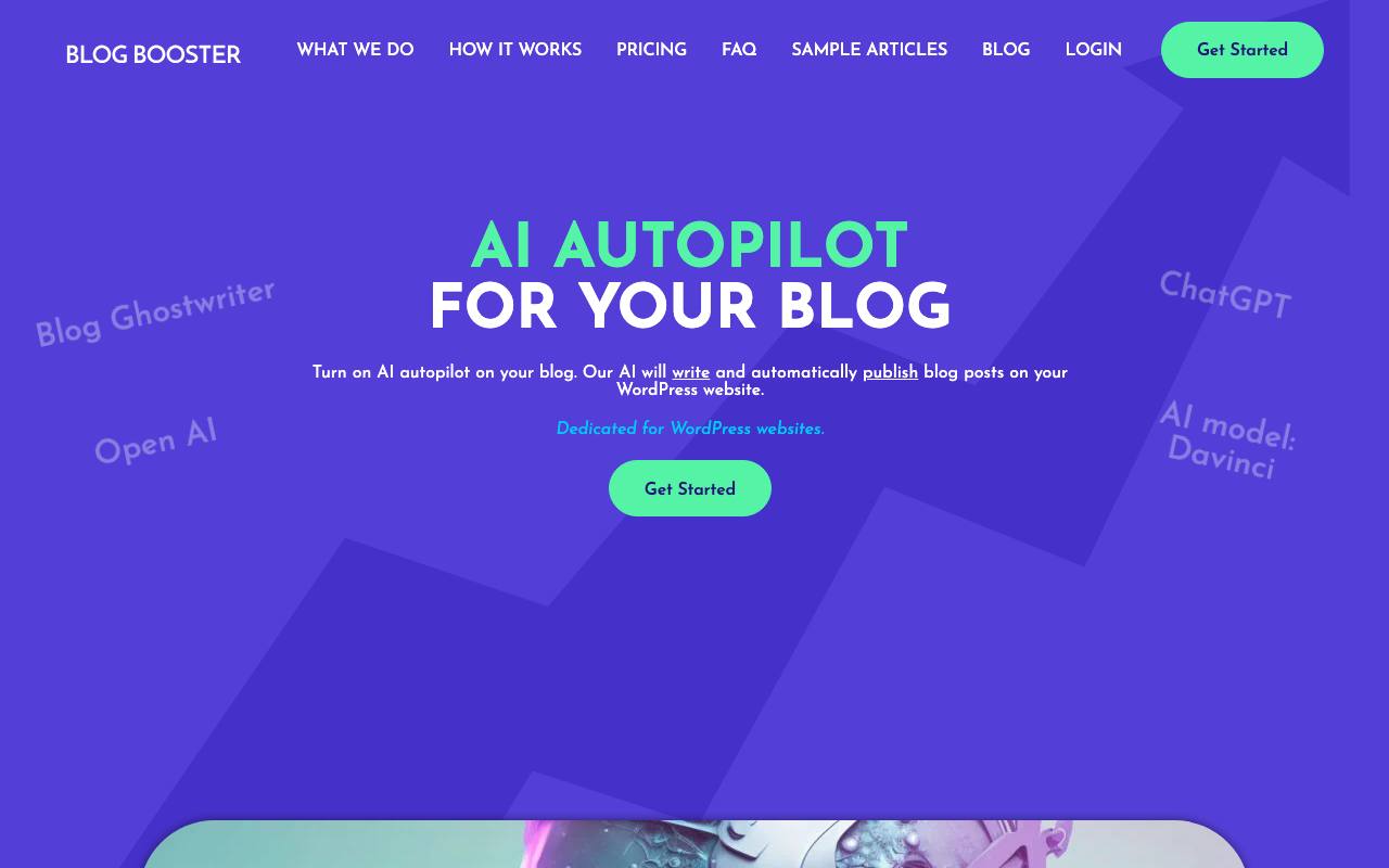 Blog Booster screenshot