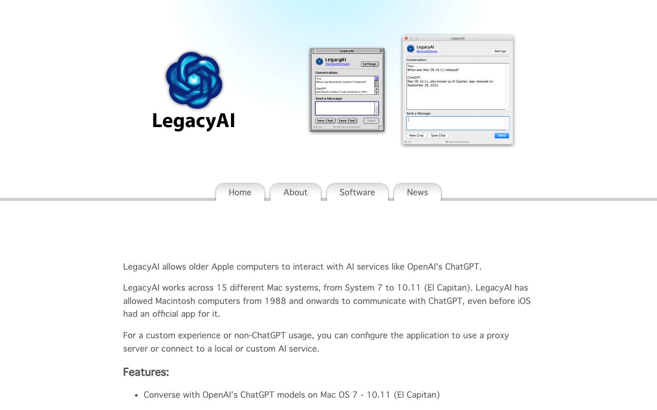 Legacy AI screenshot