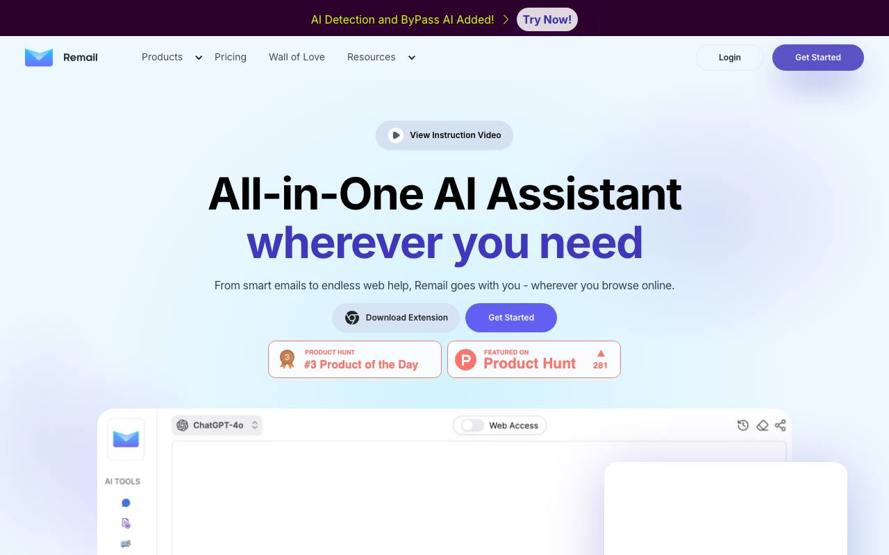 Remail screenshot
