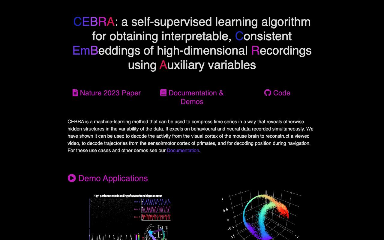 Cebra screenshot