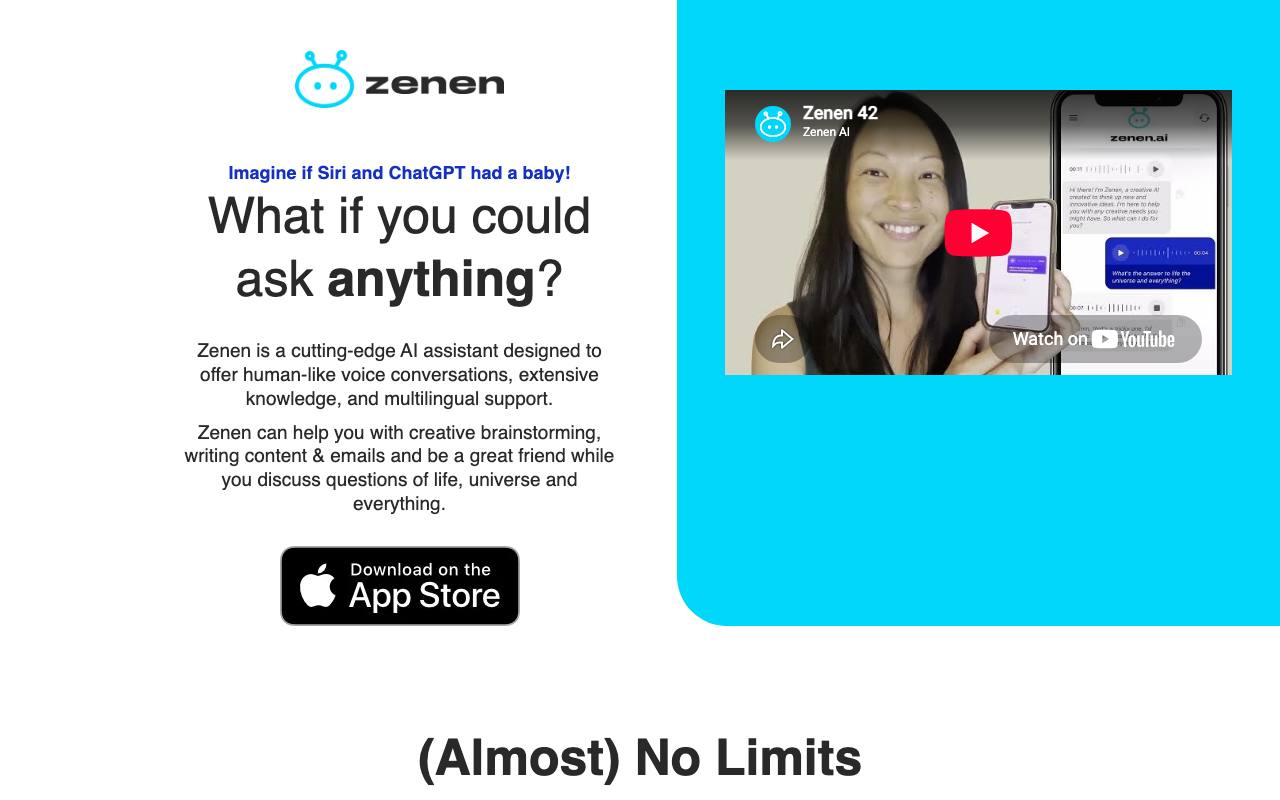Zenen AI Friend Chat Assistant screenshot
