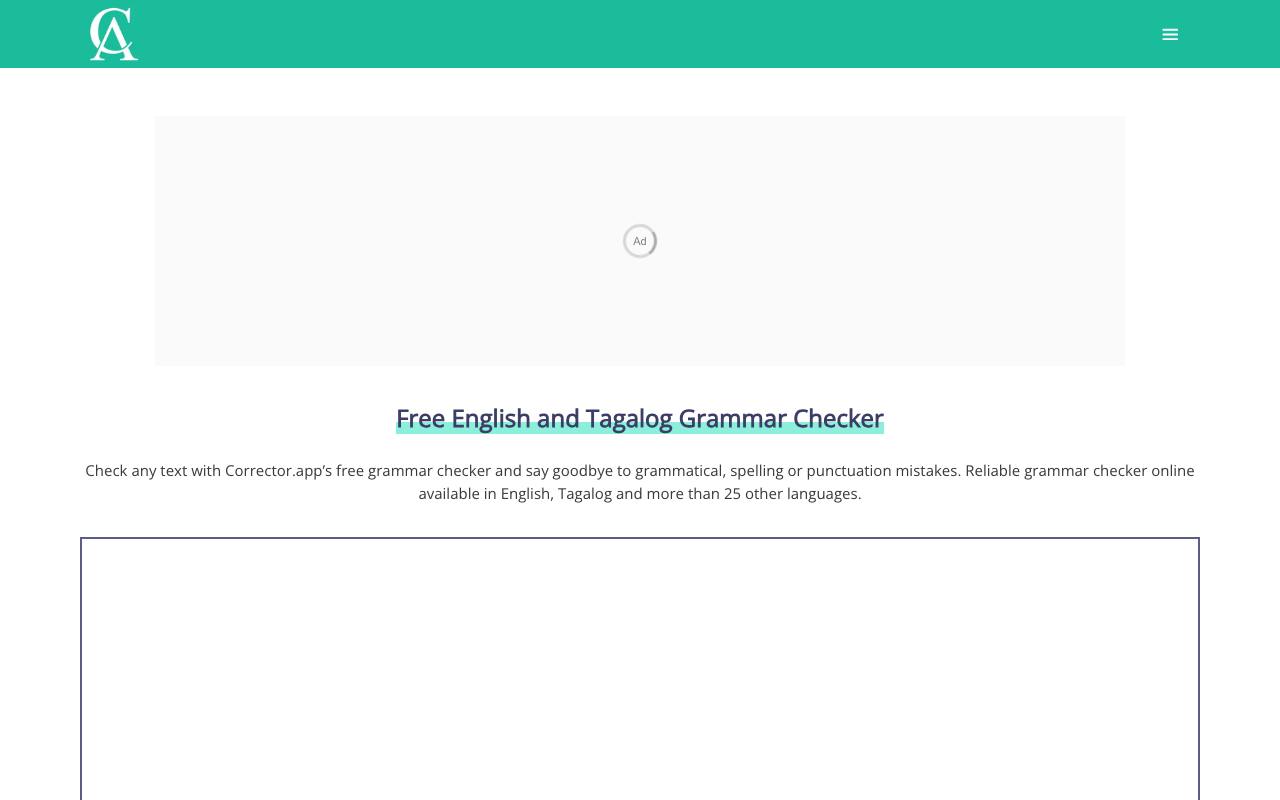 Corrector App screenshot
