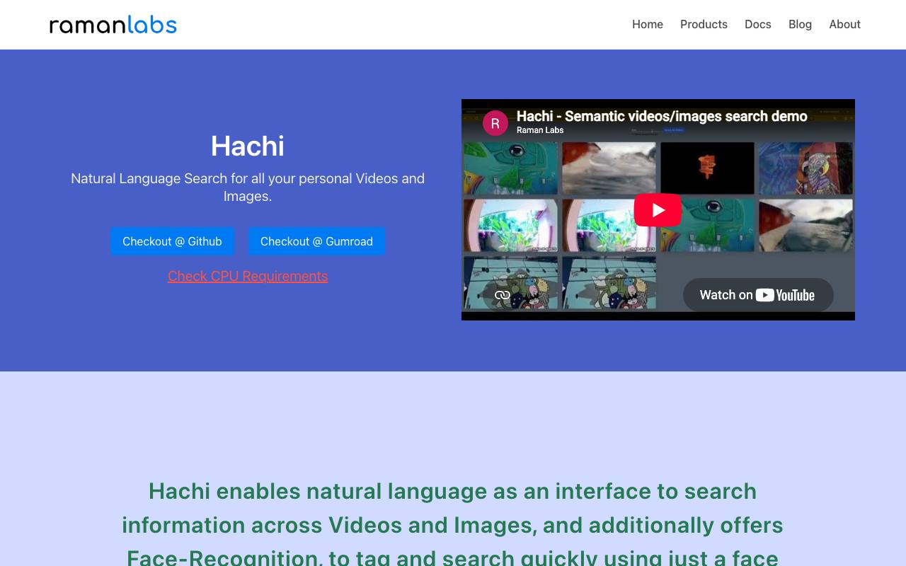 Hachi screenshot