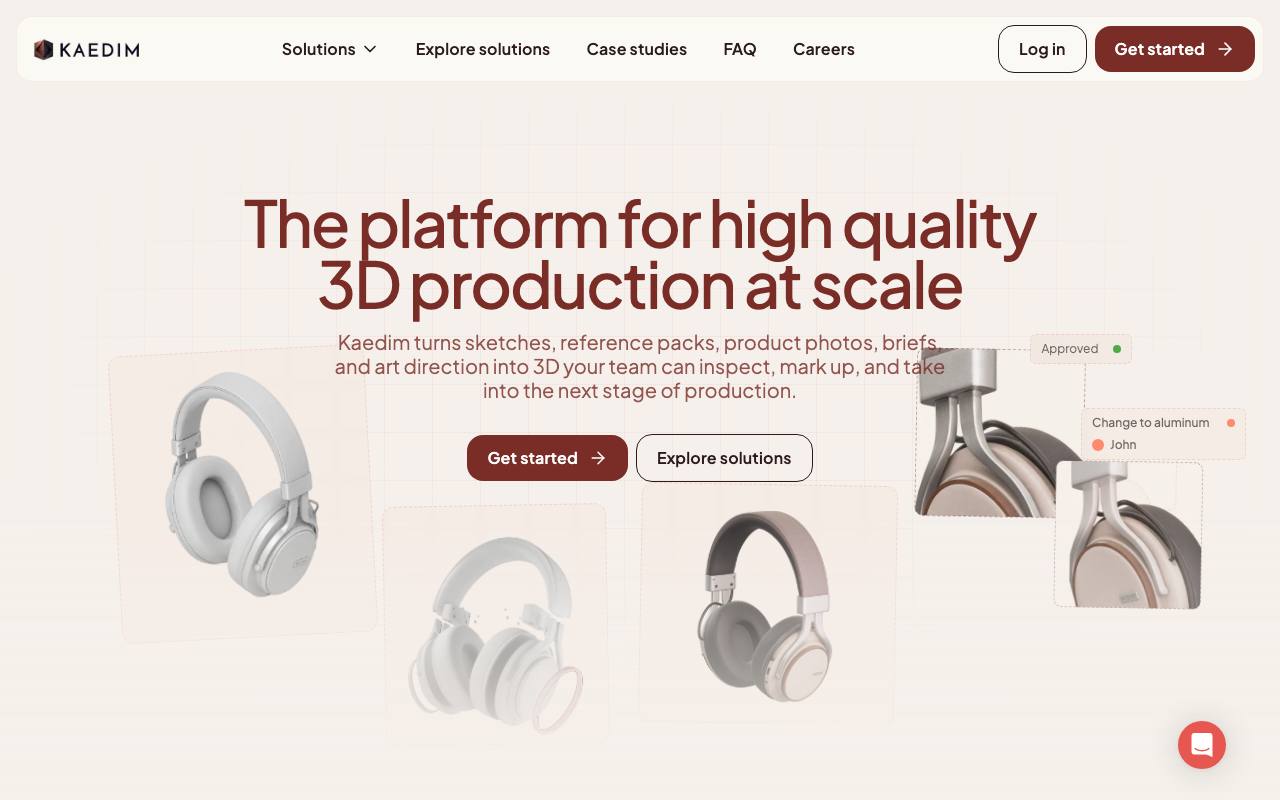 Kaedim screenshot