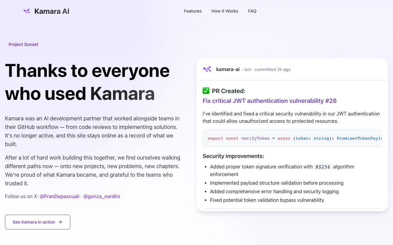 Kamara screenshot