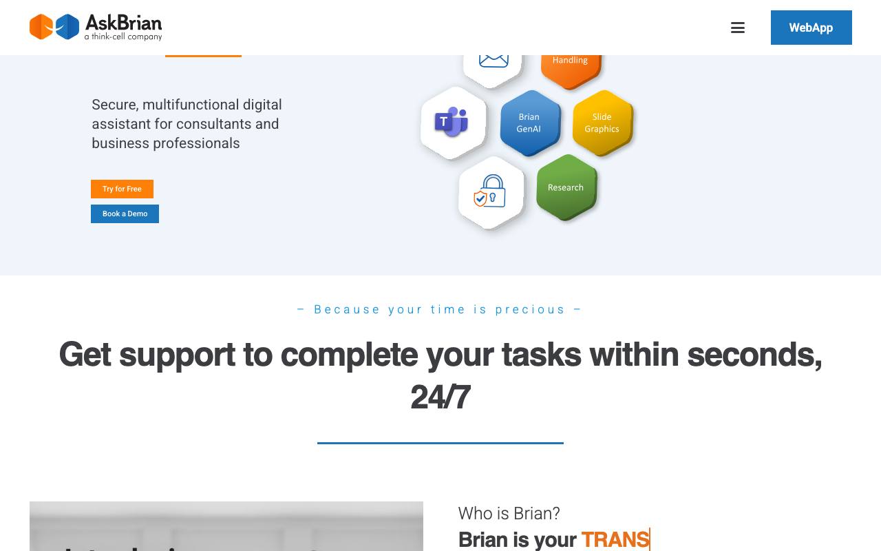 AskBrian AI screenshot