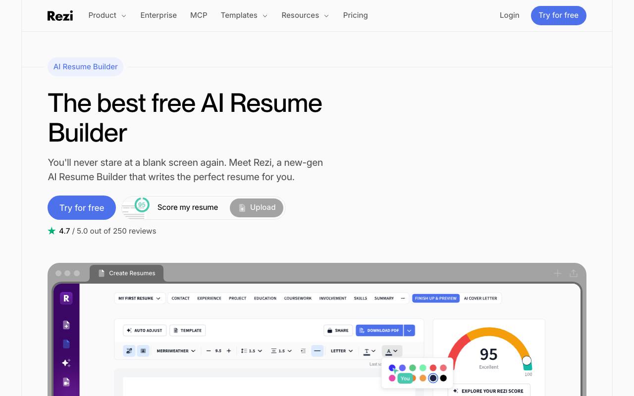 Rezi screenshot