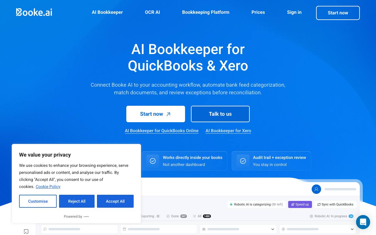 Booke AI screenshot