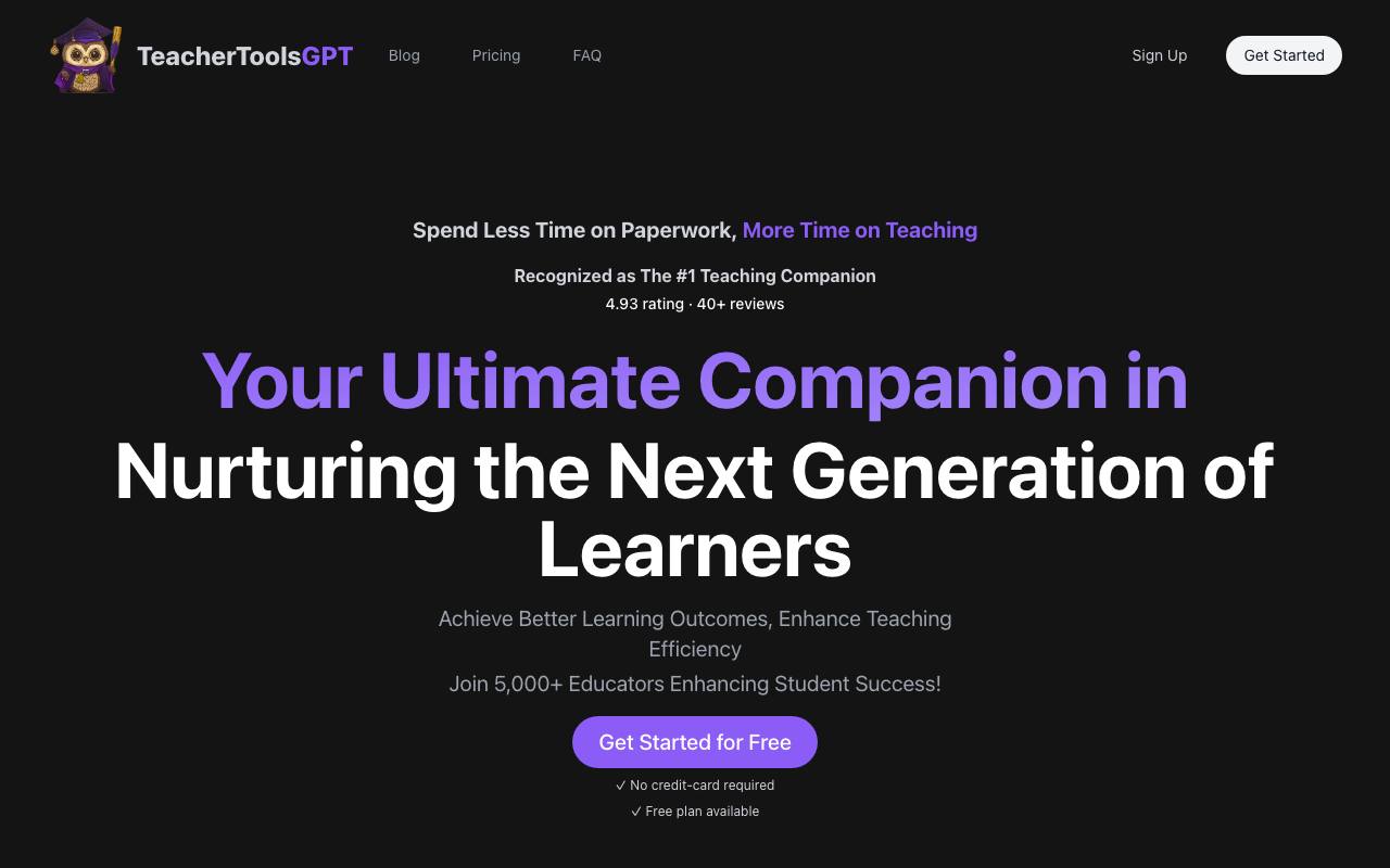 TeacherToolsGPT screenshot