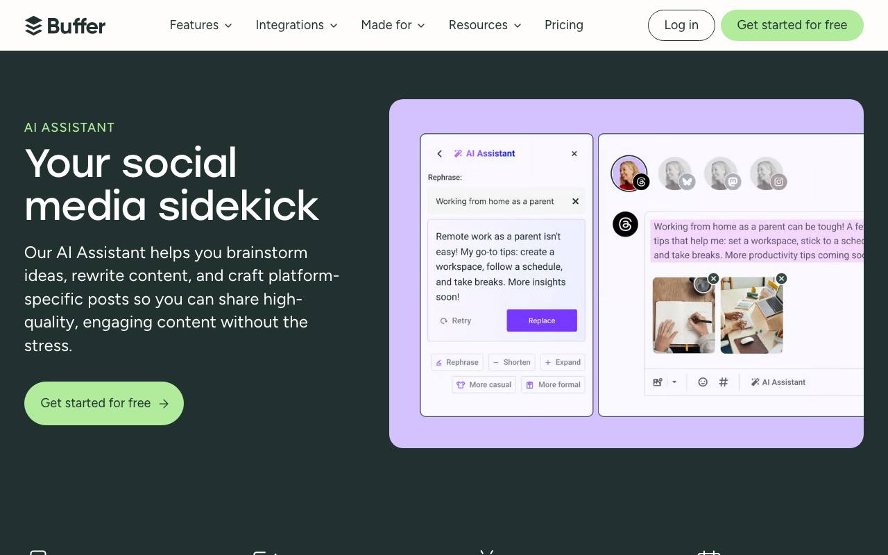 Buffer screenshot