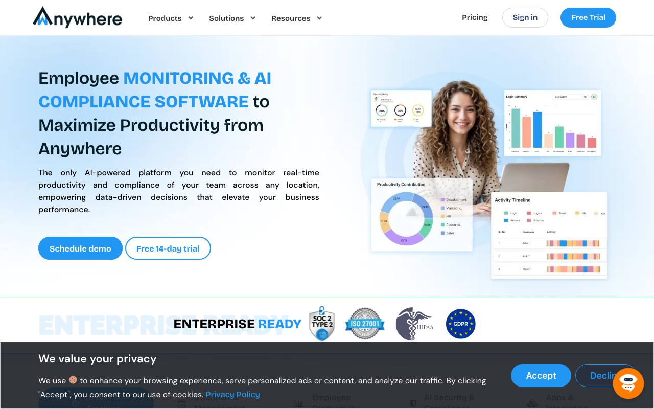 WAnywhere screenshot