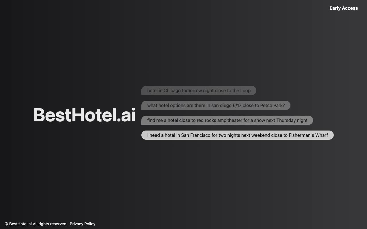 Besthotel screenshot