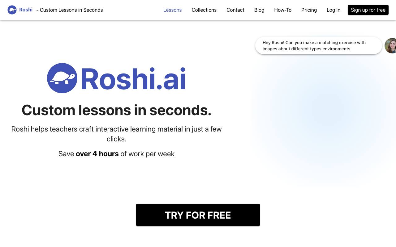 Roshi AI screenshot