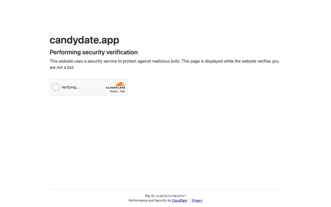 Candydate screenshot