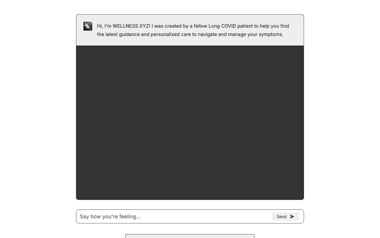 WELLNESS.XYZ screenshot
