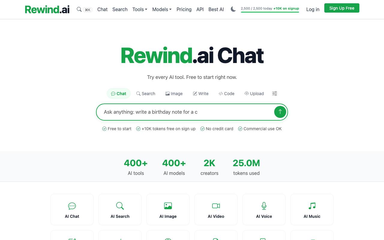 Rewind AI screenshot