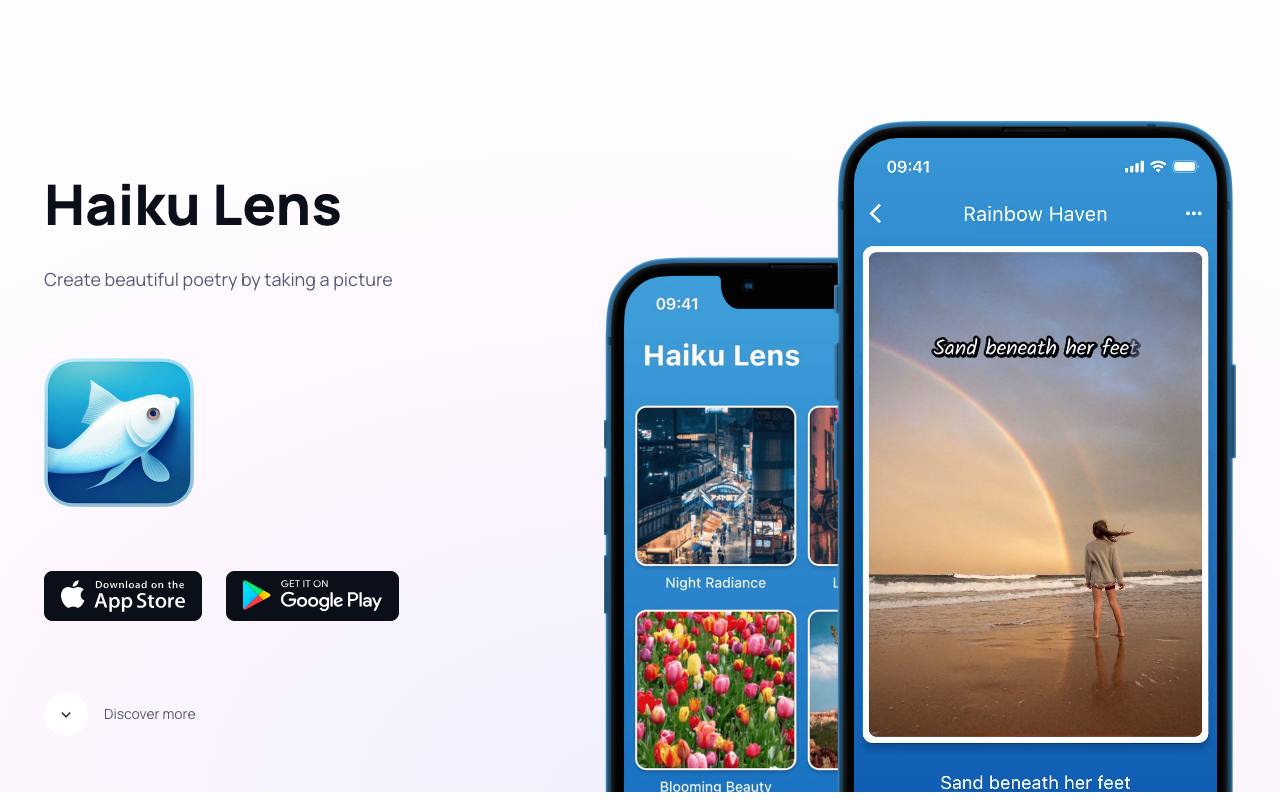 Haiku Lens screenshot