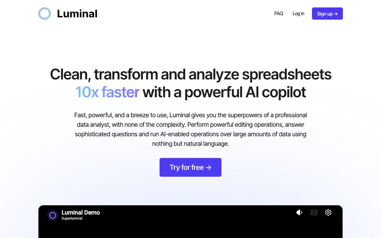 Luminal screenshot