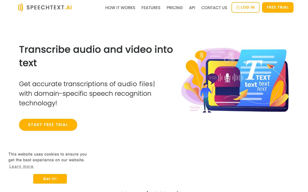 SpeechText AI screenshot