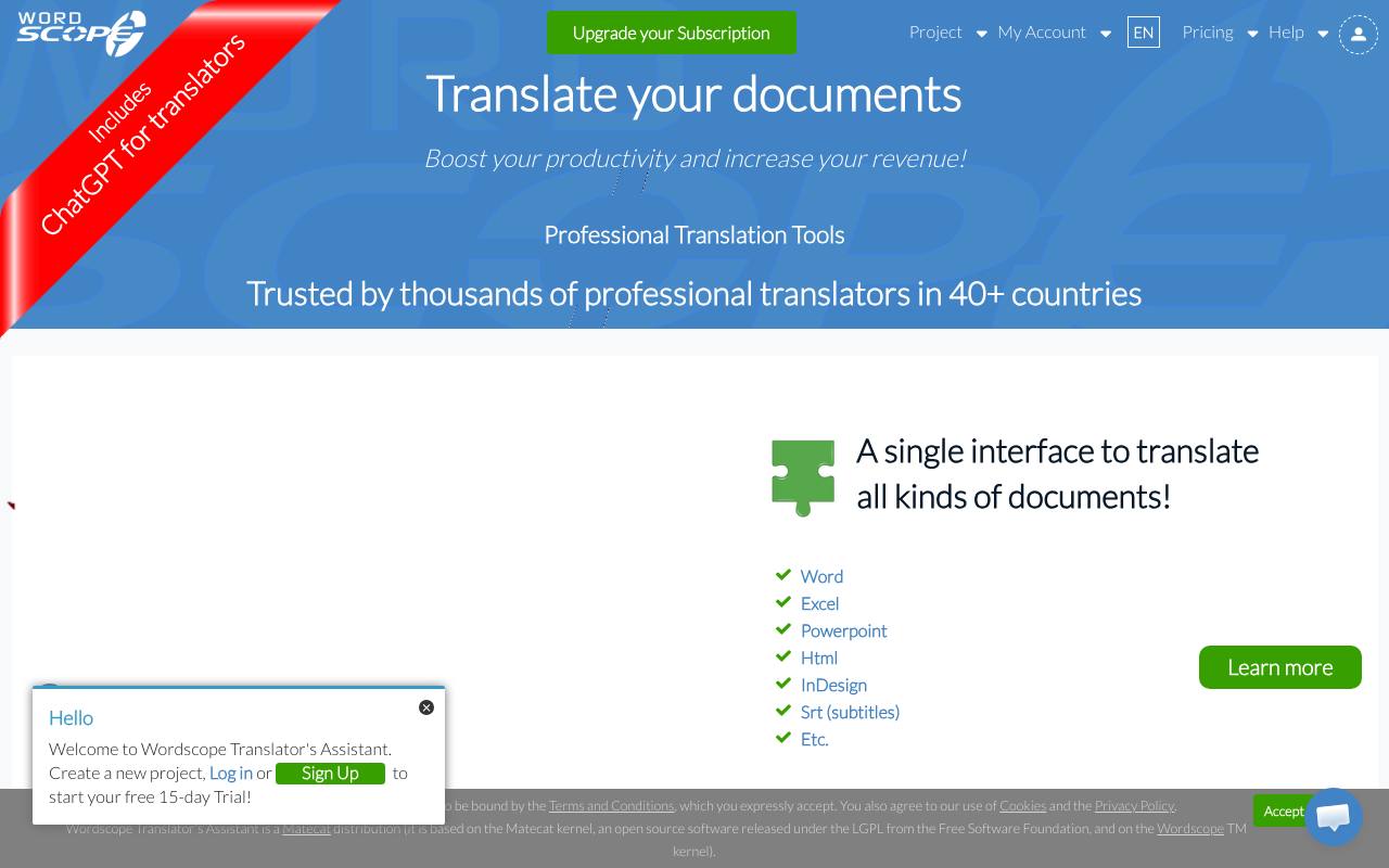 Wordscope screenshot