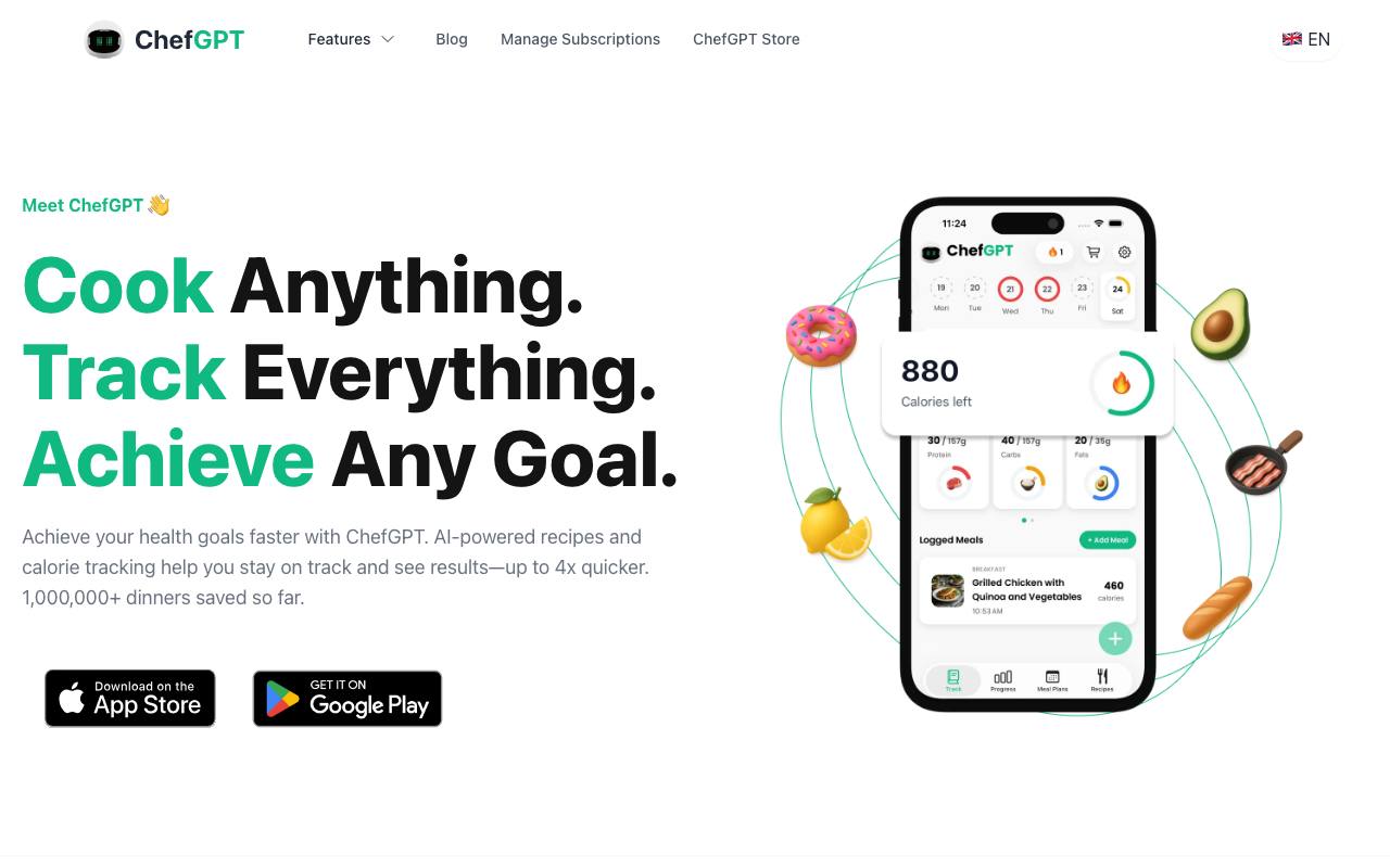 ChefGPT screenshot