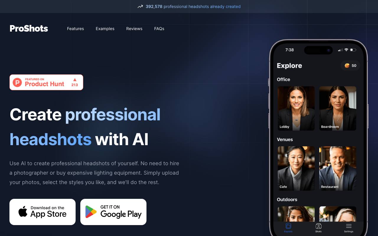 ProShots screenshot