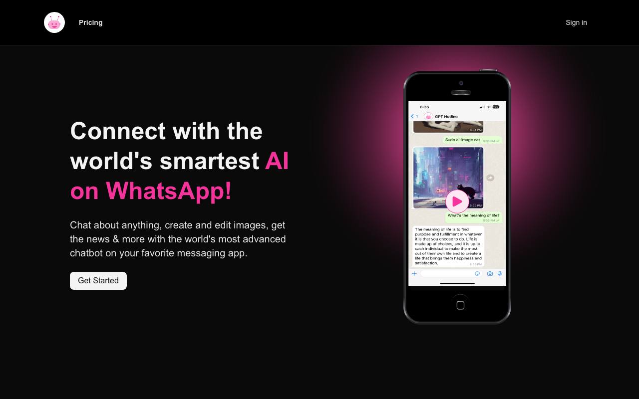 GPTHotline screenshot