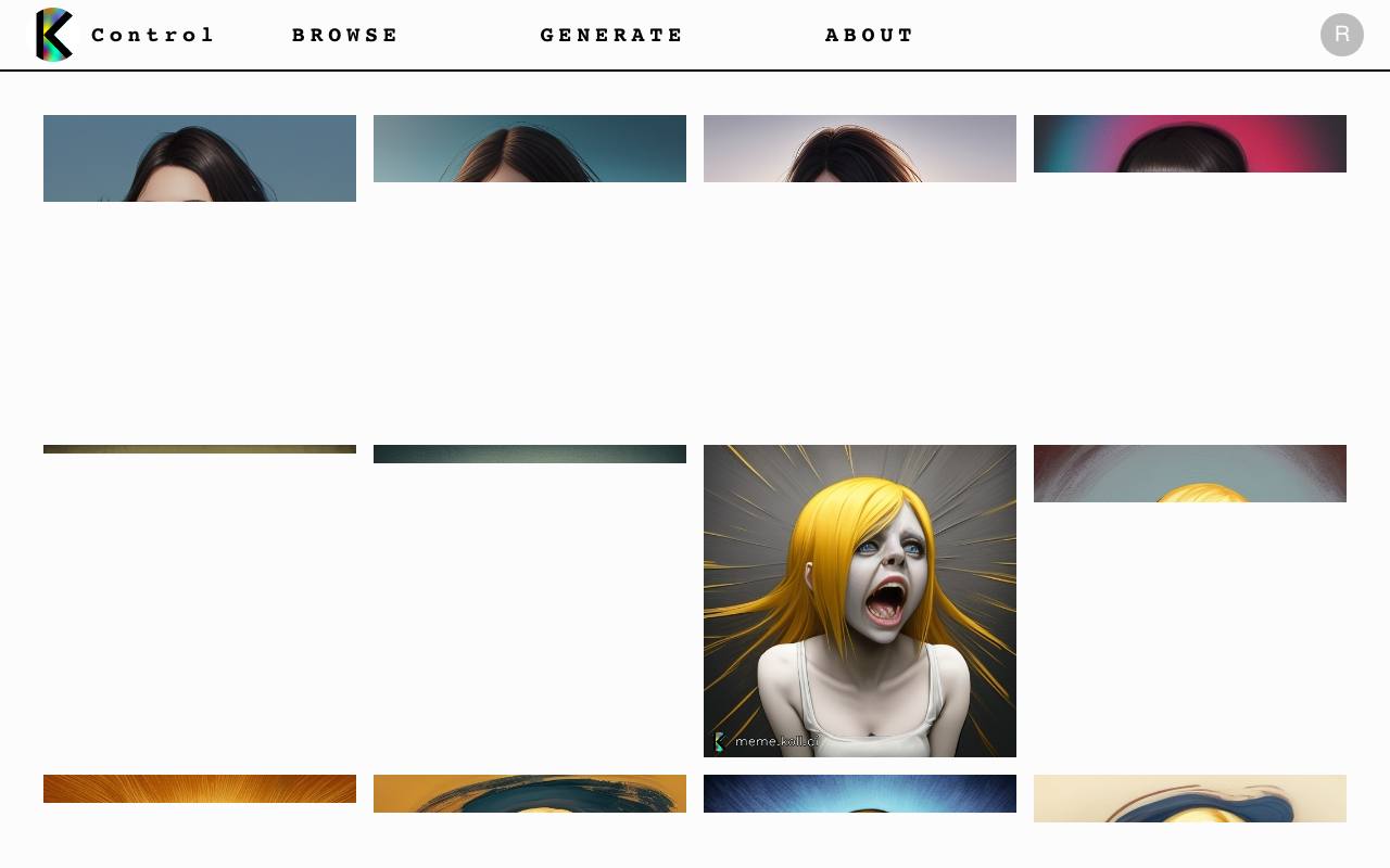 ControlMeme screenshot