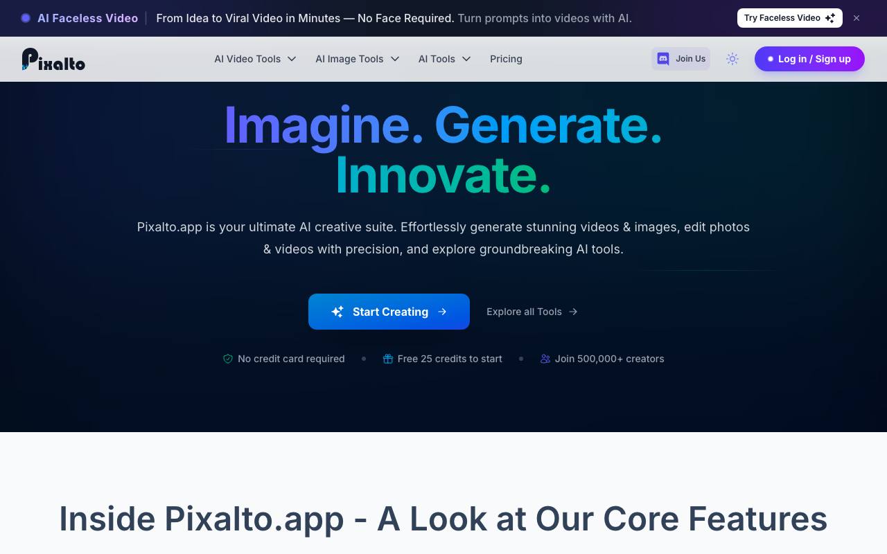 Pixalto screenshot