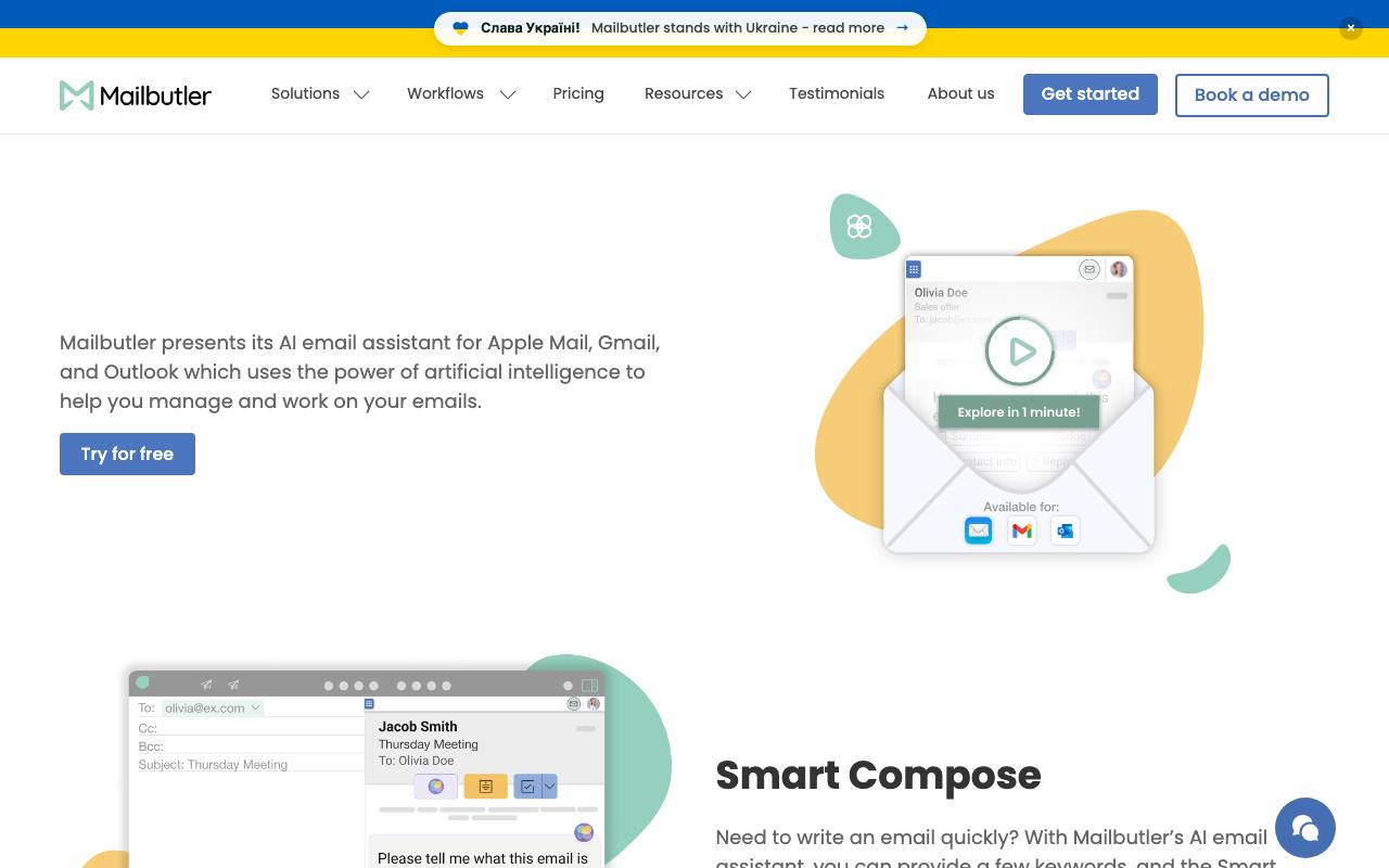 Mailbutler AI screenshot