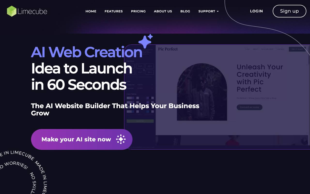 Limecube screenshot