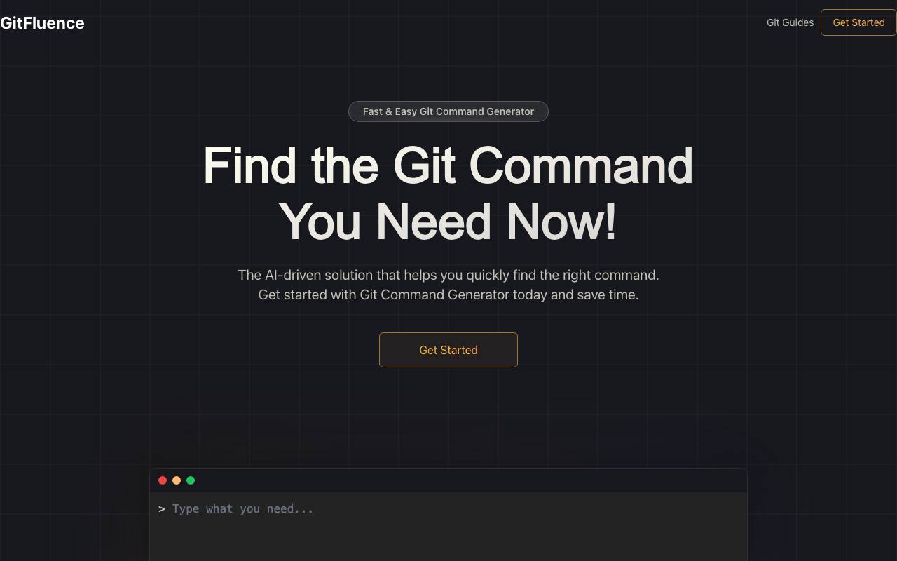 GitFluence screenshot