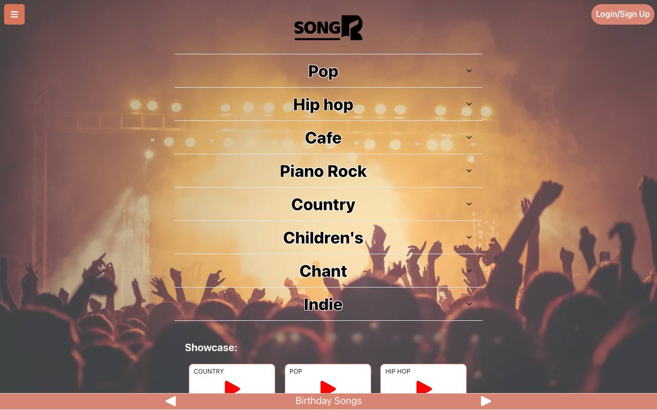 SongR screenshot