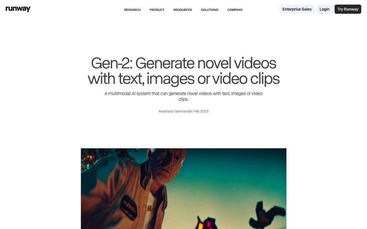 Gen-2 by Runway screenshot