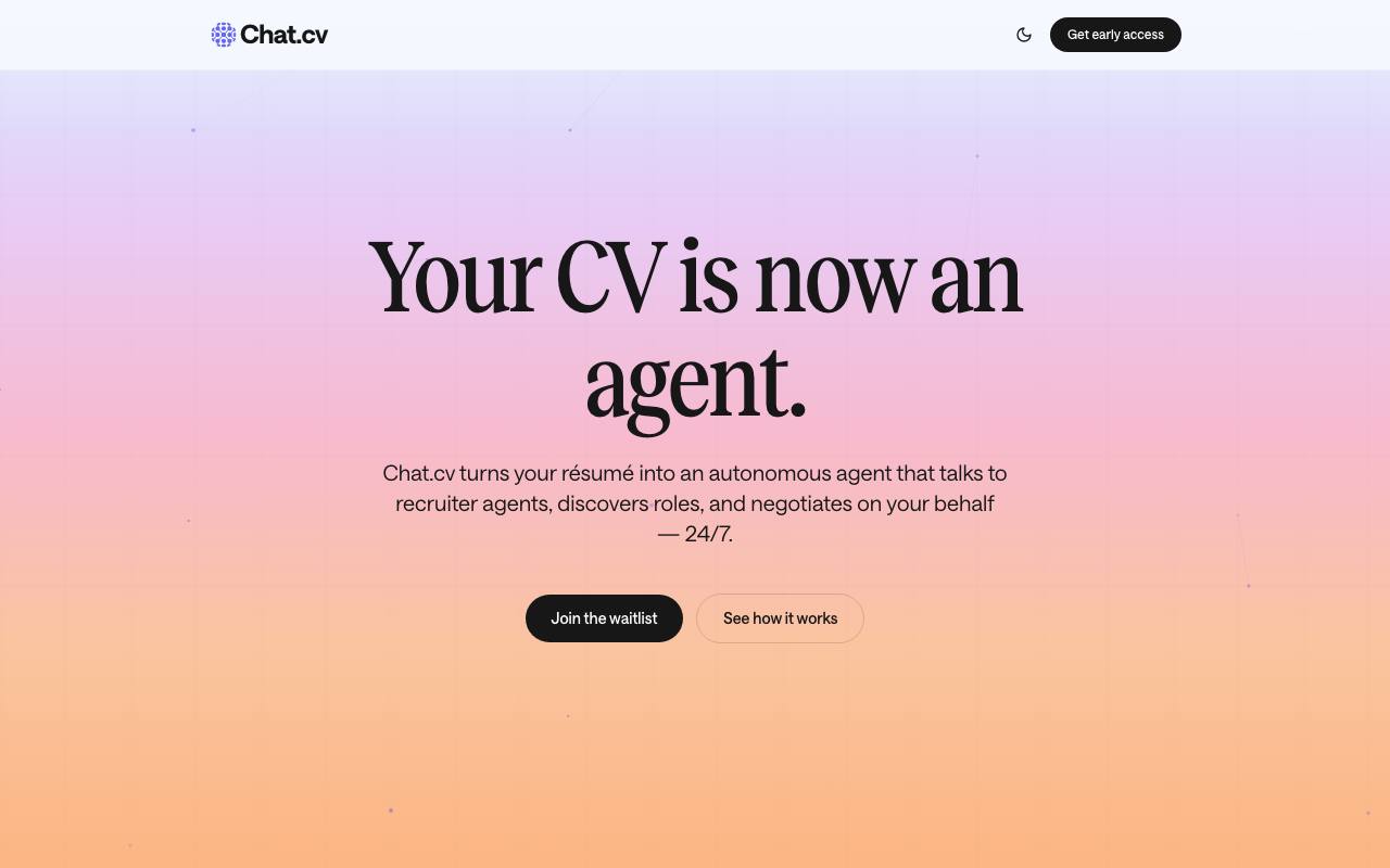 Chat CV screenshot